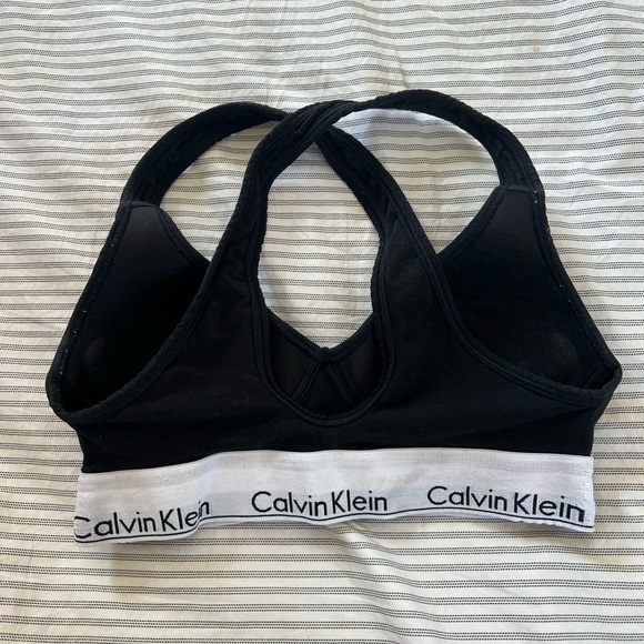calvin klein padded cross back bra - Picture 2 of 2